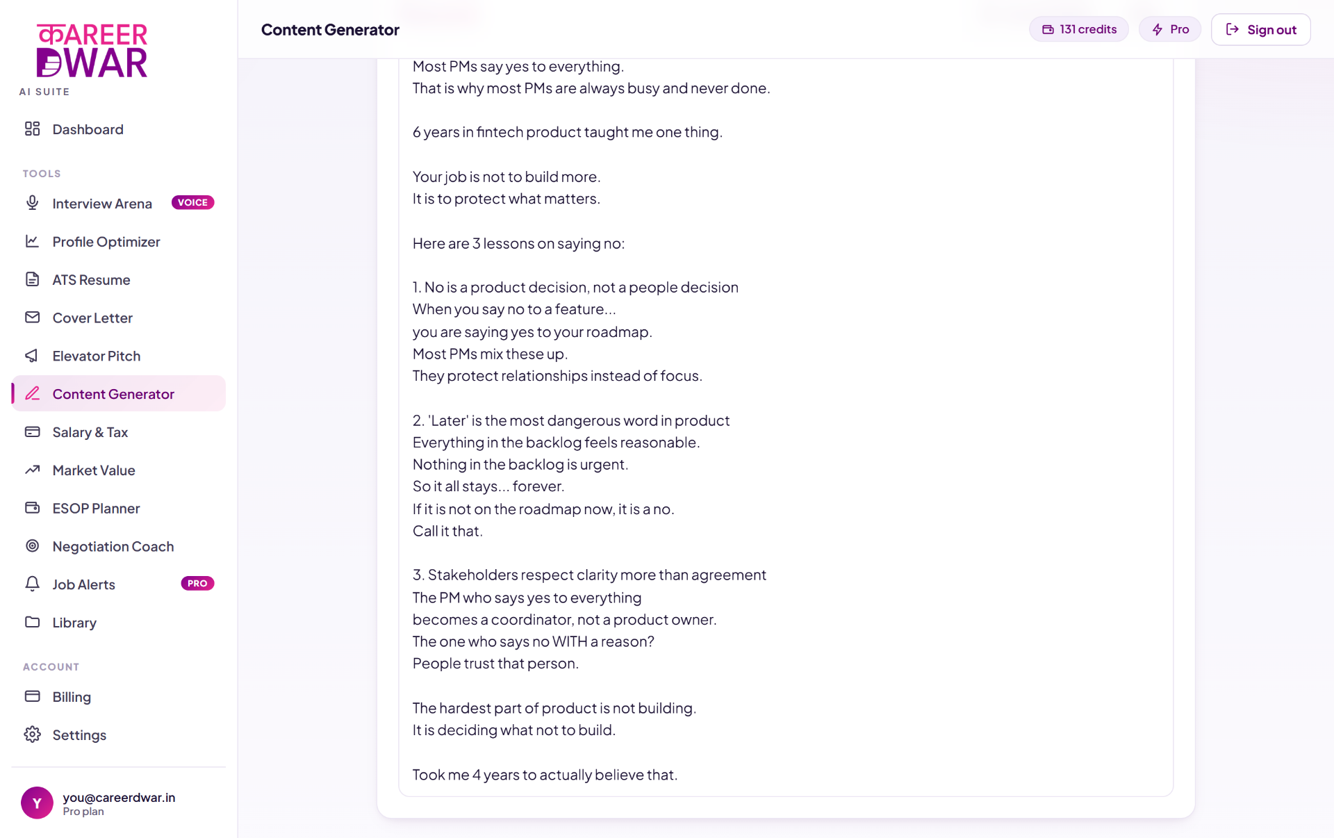 Content Generator